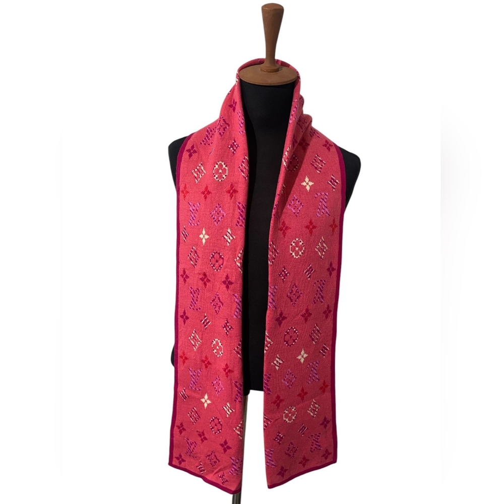 Louis Vuitton Wool scarf -Pink